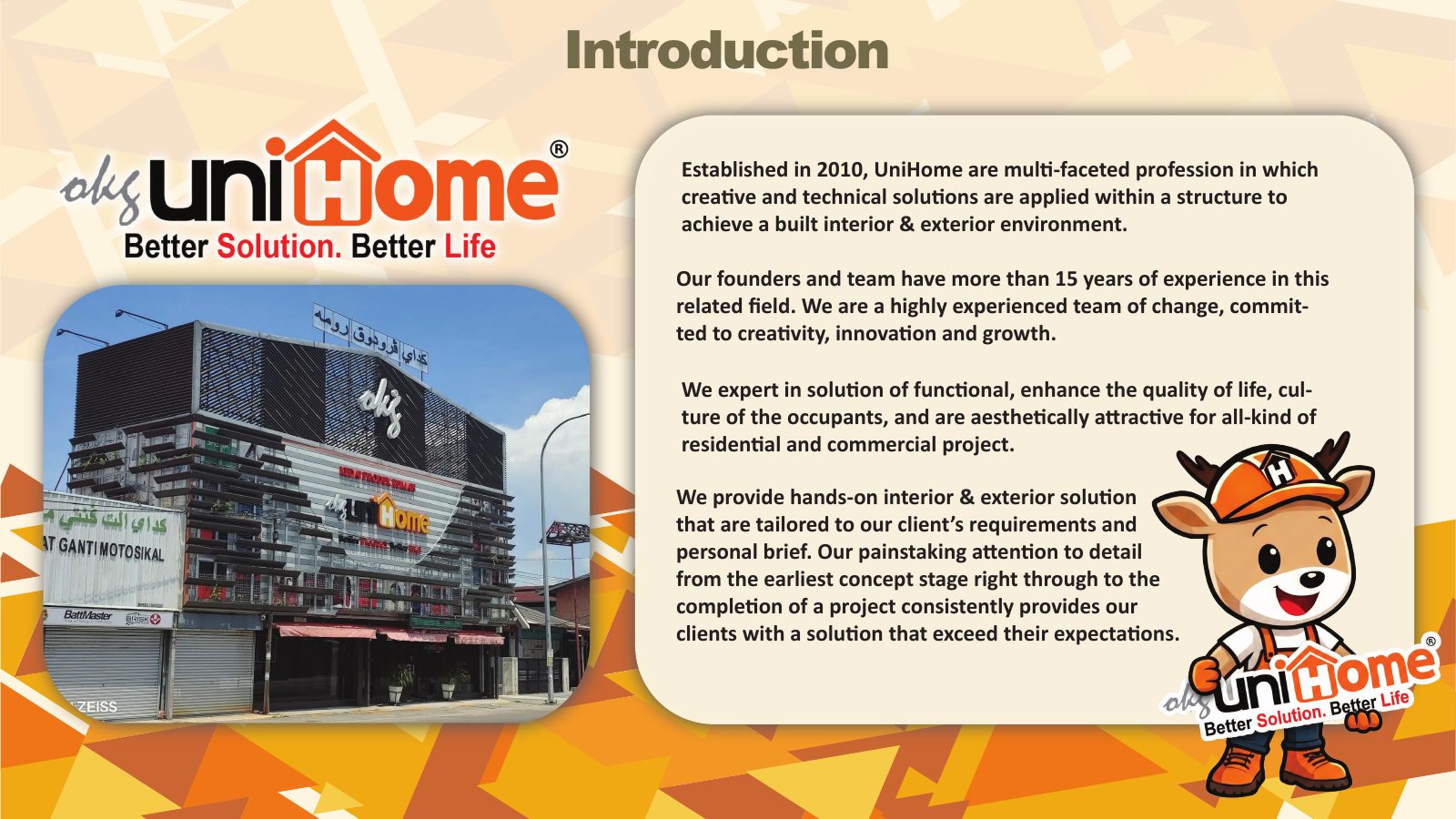 OKG uniHome — introduction