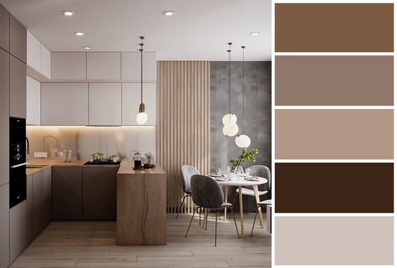 warm hues color selections for interior design