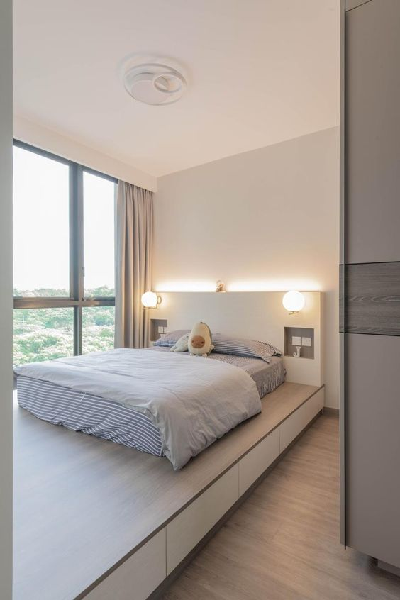 Condo Interior Design - simple bedroom 